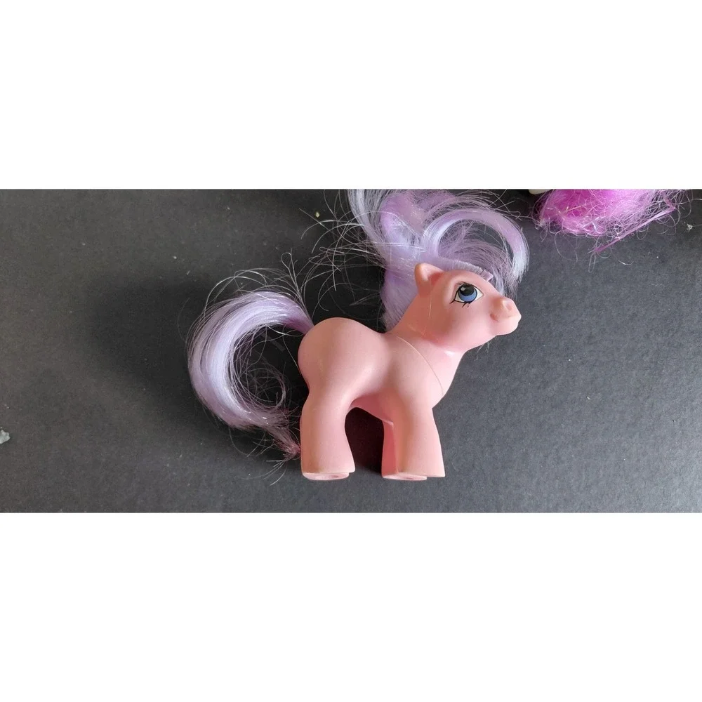 Hasbro mix of vintage & modern My Little Pony brushable figures Collectible Toys